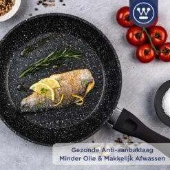 Westinghouse Koekenpan Inductie - Ø 24 Cm - Zwart Marmer - Geschikt Voor Alle Warmtebronnen -Greenpan Winkel 1200x1200 507