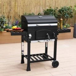 Alice's Garden Houtskool BBQ Bernard - Smoker - Verstelbare Houtskoolbak - Zwart 8 Alice's Garden Houtskool BBQ Bernard - Smoker - Verstelbare Houtskoolbak - Zwart -Greenpan Winkel 1200x1200 510