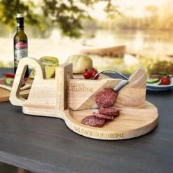 MikaMax Worst Guillotine - Worstsnijder - Worst Snijplank - Sausage Guillotine - Makkelijk Schoon Te Maken - RVS Mes - Bamboe - 30 X 19cm 6 MikaMax Worst Guillotine - Worstsnijder - Worst Snijplank - Sausage Guillotine - Makkelijk Schoon Te Maken - RVS Mes - Bamboe - 30 X 19cm -Greenpan Winkel 1200x1200 538