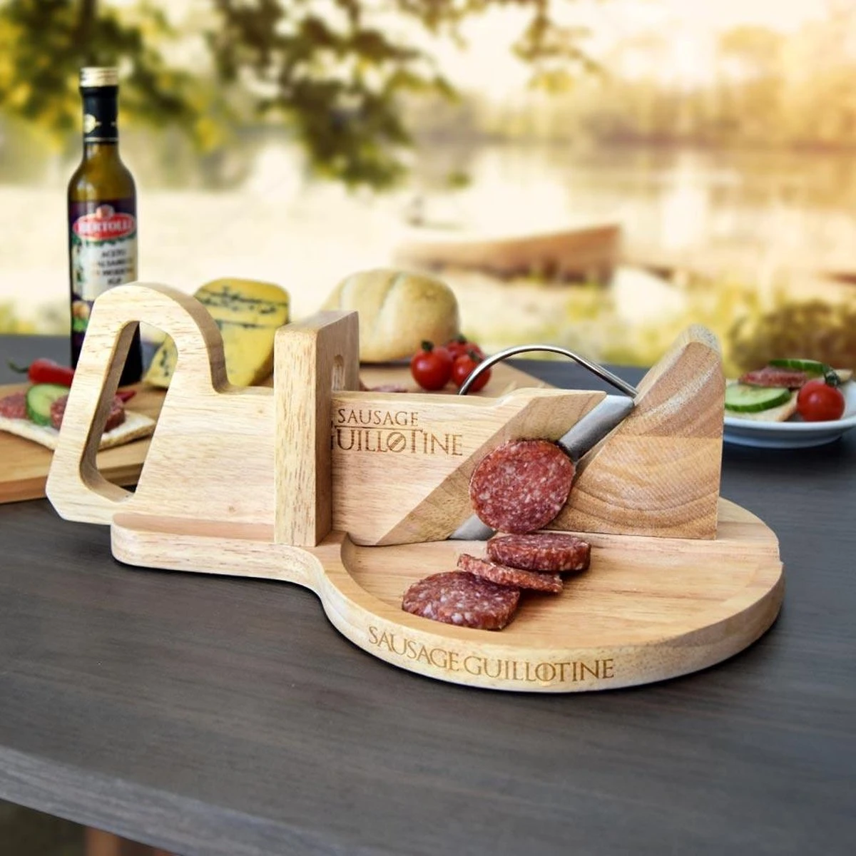 MikaMax Worst Guillotine - Worstsnijder - Worst Snijplank - Sausage Guillotine - Makkelijk Schoon Te Maken - RVS Mes - Bamboe - 30 x 19cm MikaMax Worst Guillotine - Worstsnijder - Worst Snijplank - Sausage Guillotine - Makkelijk Schoon Te Maken - RVS Mes - Bamboe - 30 X 19cm -Greenpan Winkel 1200x1200 538