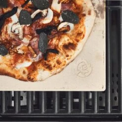 Burnhard Pizzasteen 38 X 30 X 1,5 Cm + Pizzaschep -Greenpan Winkel 1200x1200 544