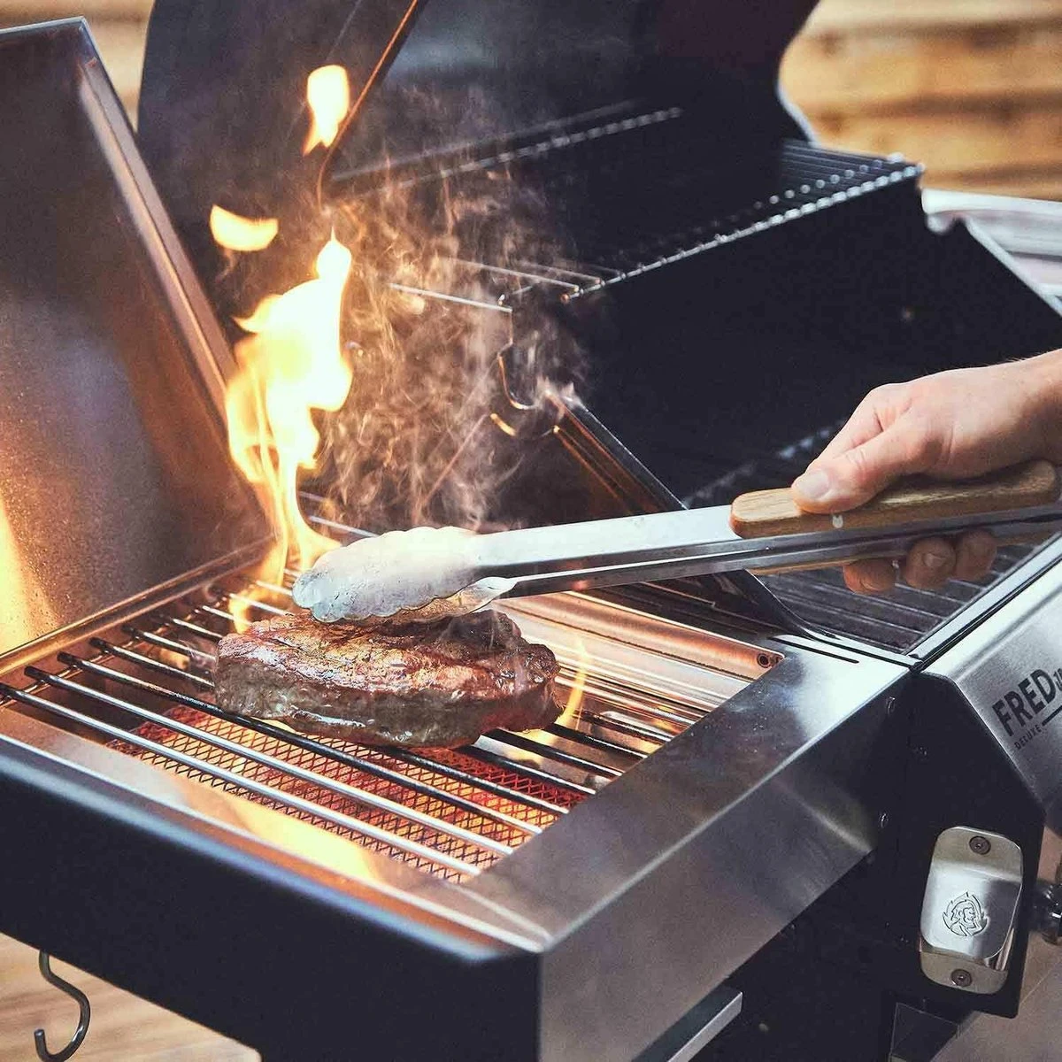 Burnhard Gas BBQ FRED JR. Deluxe - 2 Branders - Incl. Keramische Infraroodbrander & Afdekhoes - Deluxe Burnhard Gas BBQ FRED JR. Deluxe - 2 Branders - Incl. Keramische Infraroodbrander & Afdekhoes - Deluxe -Greenpan Winkel 1200x1200 58