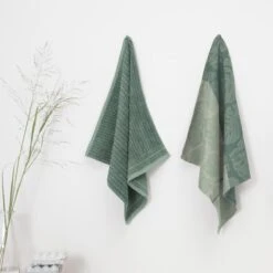 DDDDD Monstera - 2x Theedoek & 2x Keukendoek - Laurel -Greenpan Winkel 1200x1200 609