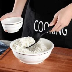 Doodadeals® Siliconen Rijstlepel - Rijst Opscheplepel - Rijstlepel Kunststof - Zwart - 1 Stuk -Greenpan Winkel 1200x1200 611