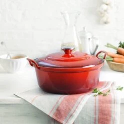Le Creuset Braadpan Faitout Tradition Kersenrood - ø 24 Cm / 3 Liter -Greenpan Winkel 1200x1200 65