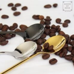 House Of Husk® Theelepels Set - Theelepeltjes - Koffielepels - Koffielepeltjes - RVS - 13cm - 12 Stuks - Zwart -Greenpan Winkel 1200x1200 702