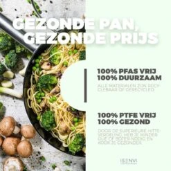 ISENVI Avon Keramische Wok Met Deksel 36 CM - Ergo Greep -Greenpan Winkel 1200x1200 723