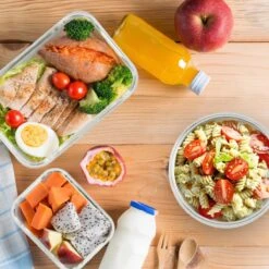 KitchenBrothers Meal Prep Bakjes - Set - Luchtdicht - BPA Vrij - Glas - 9 Stuks 6 KitchenBrothers Meal Prep Bakjes - Set - Luchtdicht - BPA Vrij - Glas - 9 Stuks -Greenpan Winkel 1200x1200 785