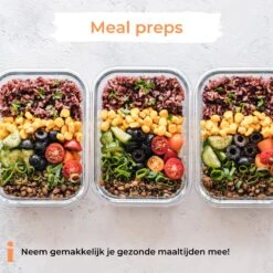 Formilo Meal Prep Bakjes - Lekvrije Vershoudbakjes - Diepvriesbakjes - Luchtdicht - BPA Vrij - Glas - 10 Stuks -Greenpan Winkel 1200x1200 801