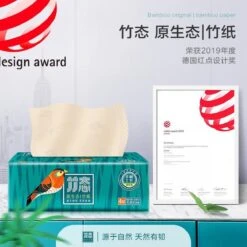 BAMTIME Bamboo Tissues Doos 4-laags Tissues / 90pcs 16box -karton -Greenpan Winkel 1200x1200 814