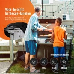 GrillX Barbecue Hoes - 145 X 61 X 117cm - BBQ Hoes Waterdicht - Beschermhoes Inclusief Trekkoord - BBQ Accesoires -Greenpan Winkel 1200x1200 93