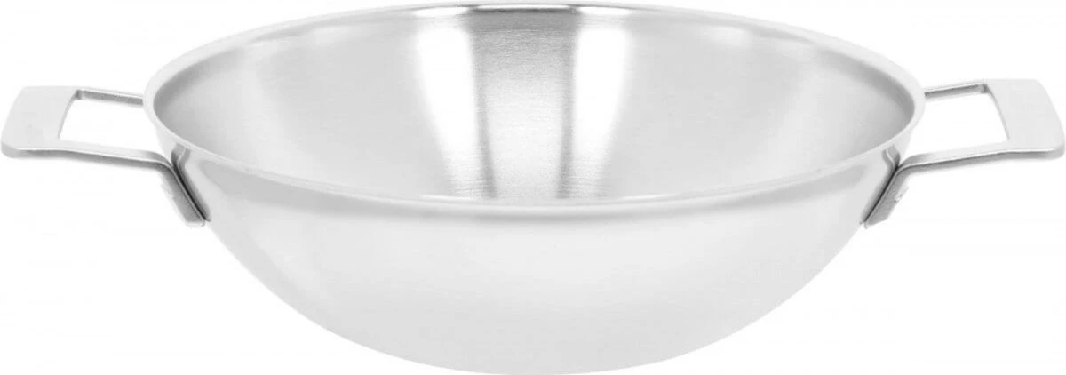 Demeyere industry 5 RVS Wokpan – Wokpan Inductie – 30 cm –2 Handvaten – PTFE-vrij Demeyere Industry 5 RVS Wokpan – Wokpan Inductie – 30 Cm –2 Handvaten – PTFE-vrij -Greenpan Winkel