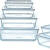 Pyrex - Cook & Freeze Schaal Met Deksel Set Van 8 Stuks - Transparant/Wit -Greenpan Winkel 1200x576 1