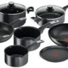 TEFAL YY4390FA Pannenset 10-delig ONBEPERKT - Antiaanbaklaag - Alle Kookplaten Inclusief Inductie - Krasbestendig - Thermo-Signal -Greenpan Winkel 1200x604