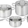 Tefal Virtuoso Pannenset 5 Delig - Hoge Kookpan Ø 22 Cm + Steelpan Ø 16 Cm + Kookpannen Ø 18/20/24 Cm -Greenpan Winkel 1200x629