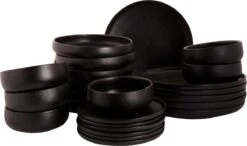 Maastricht Porselein Serviesset Universe Porselein 6-persoons 24-delig Zwart -Greenpan Winkel 1200x707 4