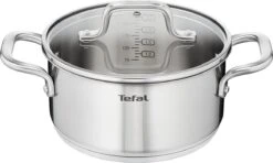 Tefal Virtuoso Pannenset 5 Delig - Hoge Kookpan Ø 22 Cm + Steelpan Ø 16 Cm + Kookpannen Ø 18/20/24 Cm -Greenpan Winkel 1200x721