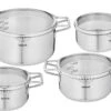 Tefal Nordica Pannenset 4 Delig - Steelpan Ø16 Cm & Kookpan Ø 18 + Ø 20 + Ø 24 Cm -Greenpan Winkel 1200x739