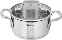 Tefal Virtuoso Pannenset 5 Delig - Hoge Kookpan Ø 22 Cm + Steelpan Ø 16 Cm + Kookpannen Ø 18/20/24 Cm -Greenpan Winkel 1200x770 2