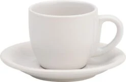 Lite-Body Hermes Kop En Schotel - 18 Cl - Set Van 6 Stuks - Wit -Greenpan Winkel 1200x784 1