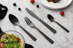 Swiss Pro+ Bestekset In Koffer-72 Delig-12 Persoons-Zwitsers Kwaliteit-Complete Set-100% Roestvrijstaal- Zwart -Greenpan Winkel 1200x799 38