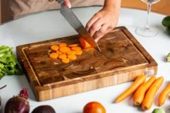 VDN Professionele Snijplank Acacia Hout Met Sapgeul En Handvatten – Hakblok 26x38x3.5 Cm -Greenpan Winkel 1200x799 61