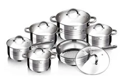 Blaumann 12-delige Roestvrijstalen Pannenset -Greenpan Winkel 1200x800 1