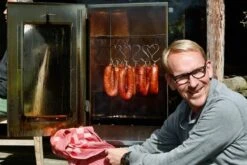 2-L Home & Garden XL Rookoven - RVS - 80x40x28 Cm - 3 Etages -Greenpan Winkel 1200x800 24