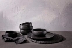 Maastricht Porselein Serviesset Universe Porselein 6-persoons 24-delig Zwart -Greenpan Winkel 1200x800 26