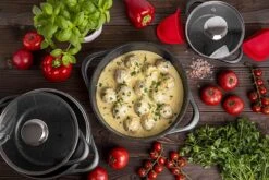 Smile 10-Delige Pannenset - Anti Aanbaklaag - Vaatwasser Bestendig - Zwart - MGK-17 -Greenpan Winkel 1200x800 63