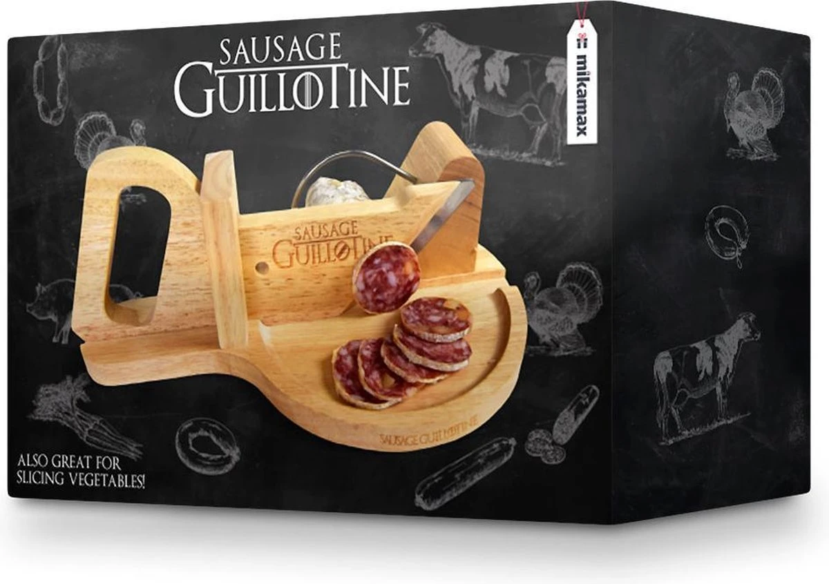 MikaMax Worst Guillotine - Worstsnijder - Worst Snijplank - Sausage Guillotine - Makkelijk Schoon Te Maken - RVS Mes - Bamboe - 30 x 19cm MikaMax Worst Guillotine - Worstsnijder - Worst Snijplank - Sausage Guillotine - Makkelijk Schoon Te Maken - RVS Mes - Bamboe - 30 X 19cm -Greenpan Winkel 1200x846 3
