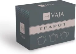 Vaja Valerie - Theepot Met Filter - Dubbelwandig - RVS - 1.2L -Greenpan Winkel 1200x850