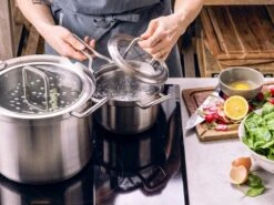 BK Q-linair Master Glas Pannenset - 5-delig - Glazen Deksel - Veilig Afgietsysteem - Inductie -Greenpan Winkel 1200x900 14