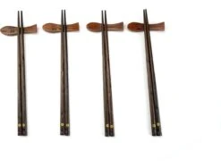 Asiansticks - Luxe Houten Chopsticks Met Houder - Sushiset Voor 4 Personen - Cadeauset -Greenpan Winkel 1200x912 3