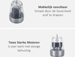 KROMS Peper En Zoutmolen Set - Peper En Zoutmolen Set Elektrisch -2 In 1 - Instelbare Maalgraad - Pepermolen - Zoutmolen - Peper En Zoutmolen Elektrisch 6 KROMS Peper En Zoutmolen Set - Peper En Zoutmolen Set Elektrisch -2 In 1 - Instelbare Maalgraad - Pepermolen - Zoutmolen - Peper En Zoutmolen Elektrisch -Greenpan Winkel 1200x913 2