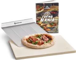 Burnhard Pizzasteen 38 X 30 X 1,5 Cm + Pizzaschep -Greenpan Winkel 1200x949