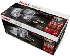 Tefal Nordica Pannenset 4 Delig - Steelpan Ø16 Cm & Kookpan Ø 18 + Ø 20 + Ø 24 Cm -Greenpan Winkel 1200x968