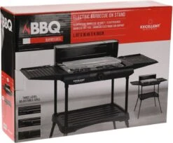 Excellent Electrics Elektrische Barbecue - Grilloppervlak (LxB) 36x24 Cm - 2000W - Zwart -Greenpan Winkel 1200x993