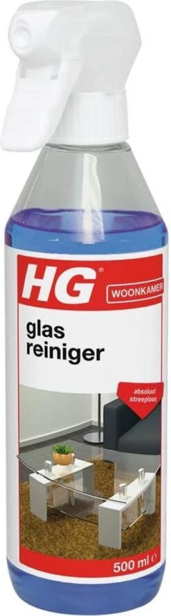 HG Glasreiniger - 500ml - 100% Streeploze Glans - Snel Droog -Greenpan Winkel 334x1200