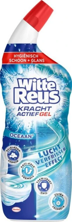 Witte Reus Toiletreiniger - Kracht Actief Gel Oceaan - Voordeelverpakking 10 X 700ml -Greenpan Winkel 393x1200 1