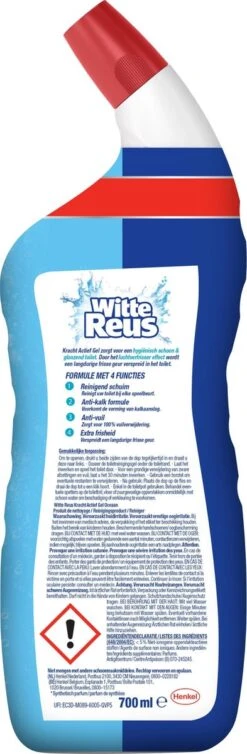 Witte Reus Toiletreiniger - Kracht Actief Gel Oceaan - Voordeelverpakking 10 X 700ml -Greenpan Winkel 393x1200 2