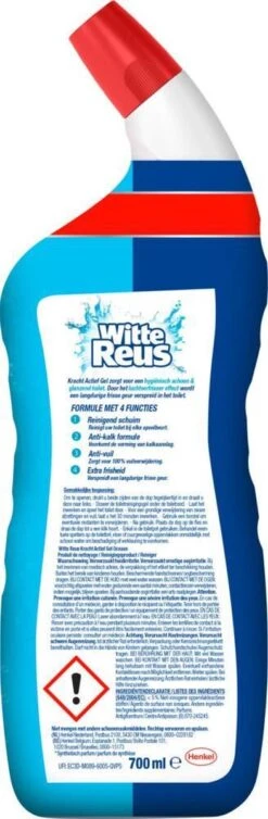 Witte Reus Toiletreiniger - Kracht Actief Gel Oceaan - Voordeelverpakking 10 X 700ml -Greenpan Winkel 393x1200 3