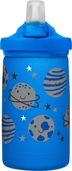 CamelBak Eddy+ Kids SST Vacuum Insulated - Isolatie Drinkfles - 350 Ml - Blauw (Space Smiles) -Greenpan Winkel 505x1200