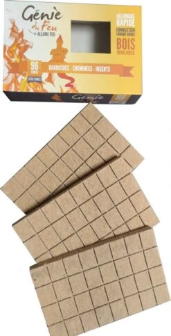 Genie Du Feu Aanmaakblokjes Bruin - 1344 Stuks - Voordeel Verpakking -Greenpan Winkel 614x1200