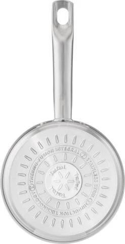 Tefal Virtuoso Pannenset 5 Delig - Hoge Kookpan Ø 22 Cm + Steelpan Ø 16 Cm + Kookpannen Ø 18/20/24 Cm -Greenpan Winkel 617x1200