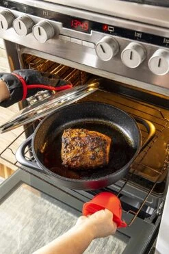 Smile 10-Delige Pannenset - Anti Aanbaklaag - Vaatwasser Bestendig - Zwart - MGK-17 -Greenpan Winkel 800x1200 11