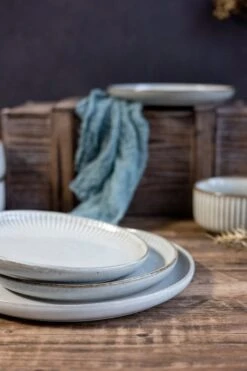 Selinex Stoneware - Serviesset - Grijs - 16 Delig 4 Persoons - CADEAUTIP - CADEAU -Greenpan Winkel 800x1200 17