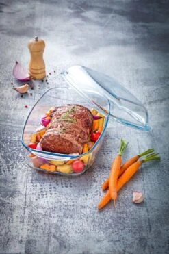 Pyrex - Essentials Schaal Rechthoek Met Deksel 6,5 Liter - Transparant -Greenpan Winkel 800x1200 8