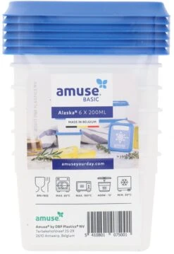 Amuse® | Klein Diepvriesdoosje Alaska 200ml | 12 Stuks | Bewaardoos | Klein Vershouddoosje -Greenpan Winkel 826x1200