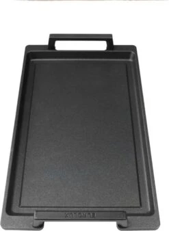 Eurolux Teppanyaki Plaat Met Grepen - 41 X 24 X 2.5 Cm - Zwart - Aluminium - Geschikt Voor Alle Warmtebronnen -Greenpan Winkel 878x1200